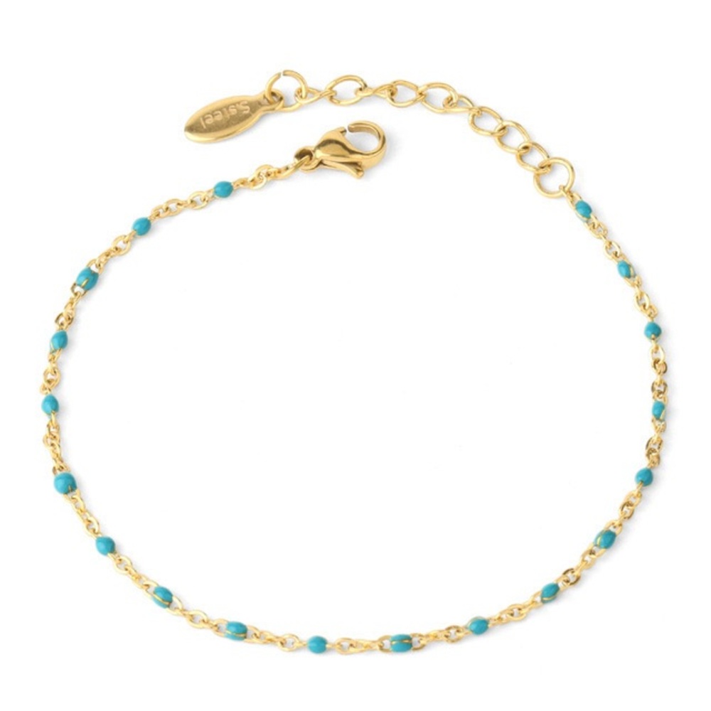 Elegant Multicolor Chain Bracelet - Picture 5 of 6